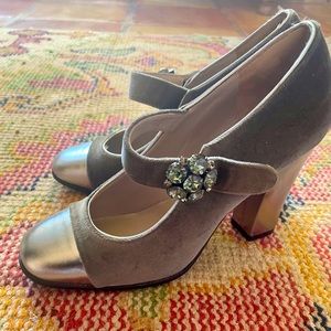 Marc by Marc Jacobs embellished velvet heels 💎